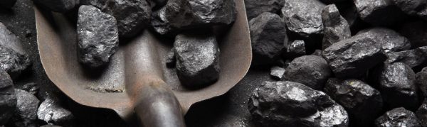 Coal and shovel Coal and shovel